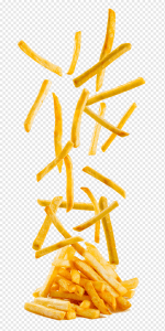PNG Image of French Fries - A Versatile Graphic for Design Projects