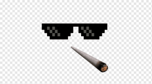 Thug Life Meme Glasses Png