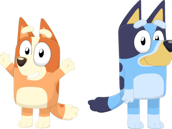 Bluey and Bingo PNG Download