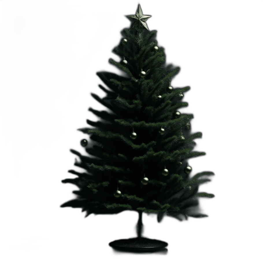 Christmas Traditional Evergreen Tree PNG