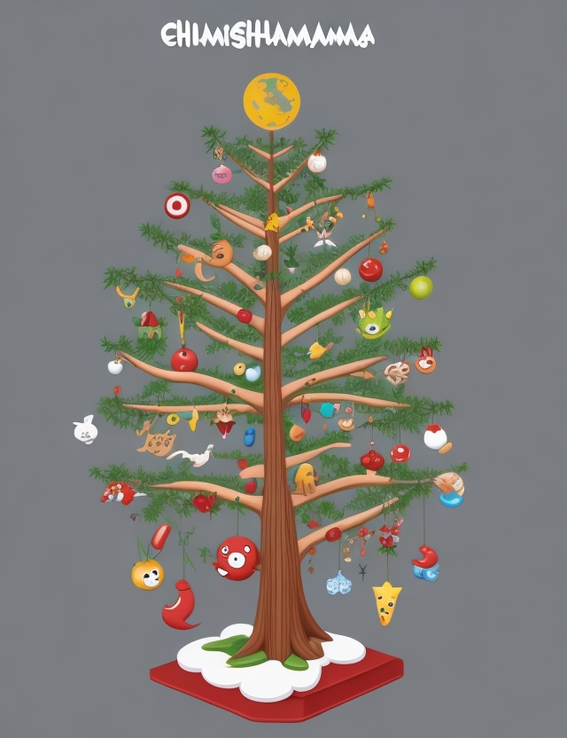 Charismas Cartoon Tree