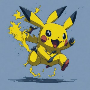 Pikachu Running PNG
