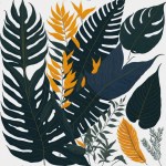 Tropical leaf PNG Download