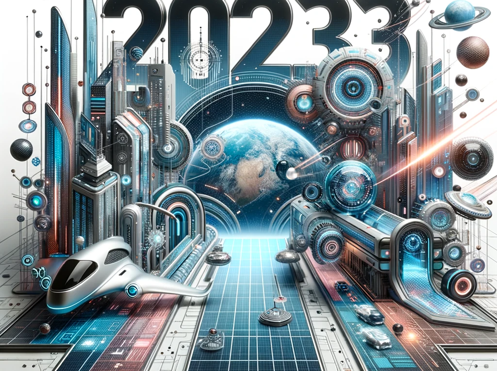 Photo of a futuristic 2023 PNG