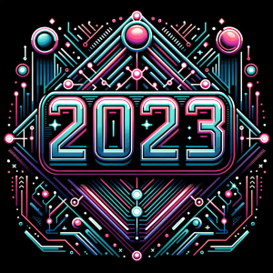 Vector graphic of a 2023 PNG