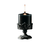 Black Flame Candle PNG