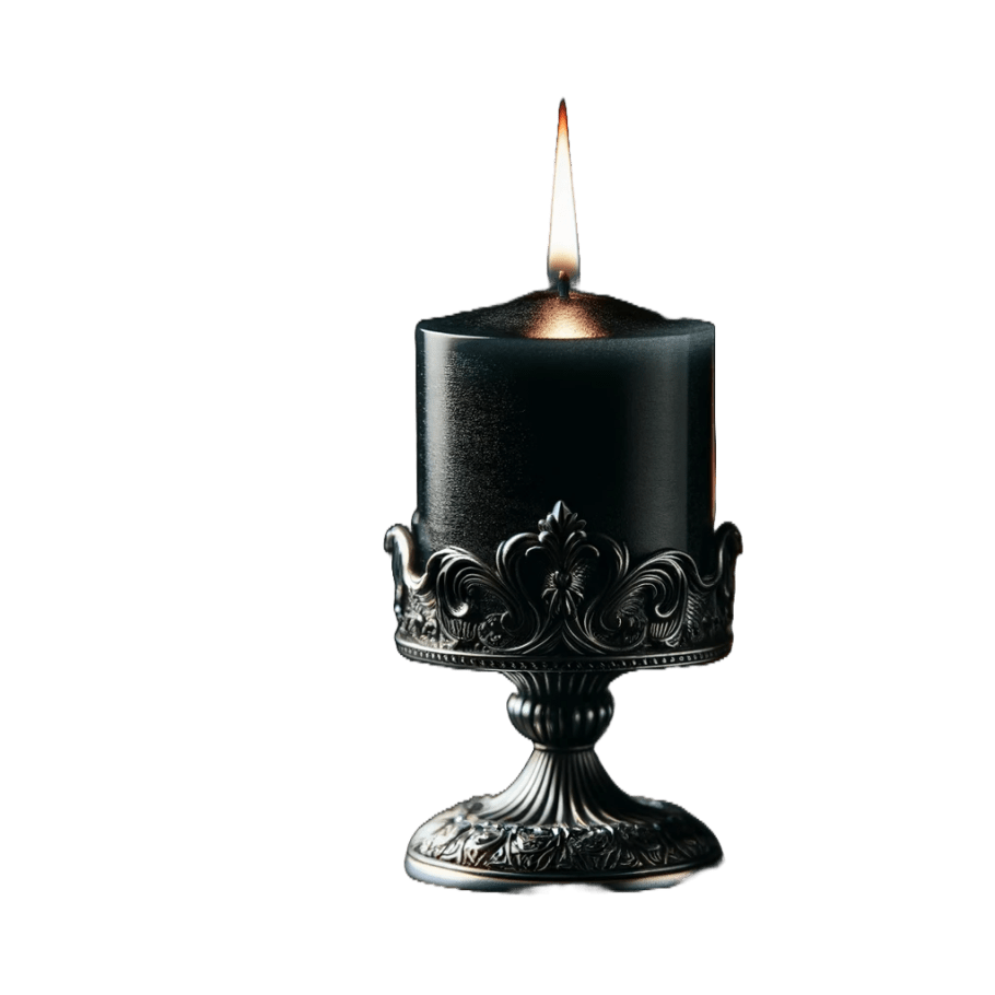 black flame candle black flame candle PNG image transparent